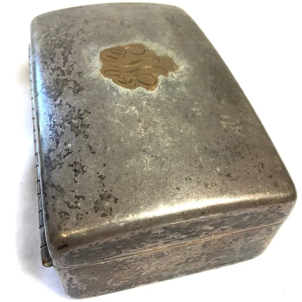 * Dodge Inc Silverplate Trinket Jewerly  Box VTG